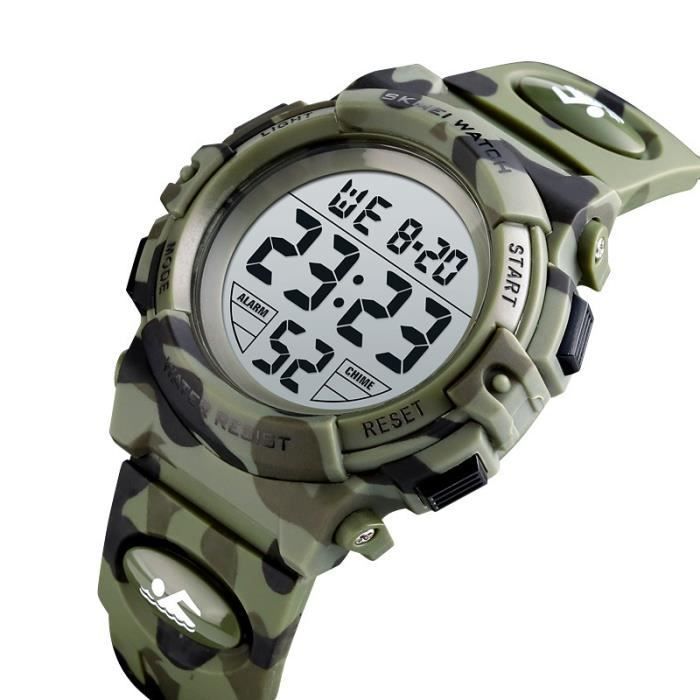 Orologio sportivo SHARPHY da ragazzo, orologio digitale a LED impermeabile 2021, con bracciale, regalo per bambini