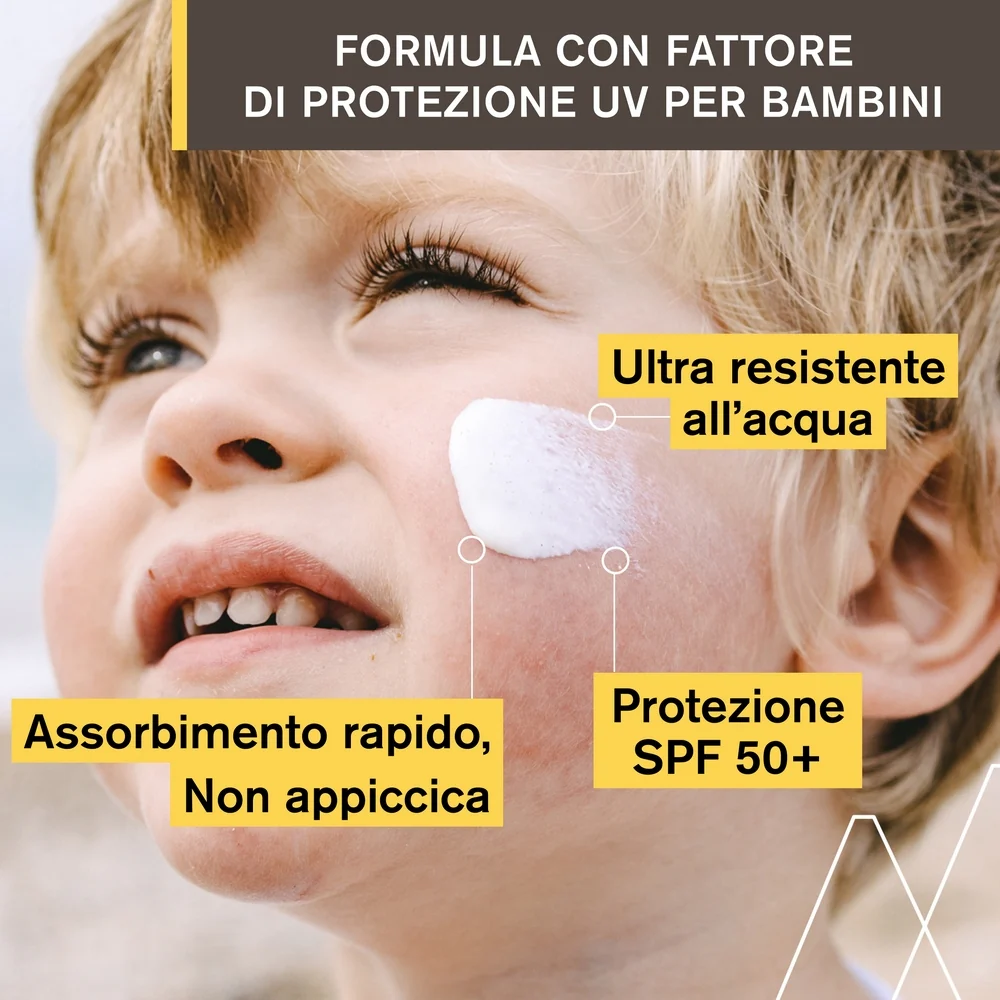 BARIESUN Latte Solare Bambini SPF50+ - Latte solare corpo alta prot., Prodotti per Bambini