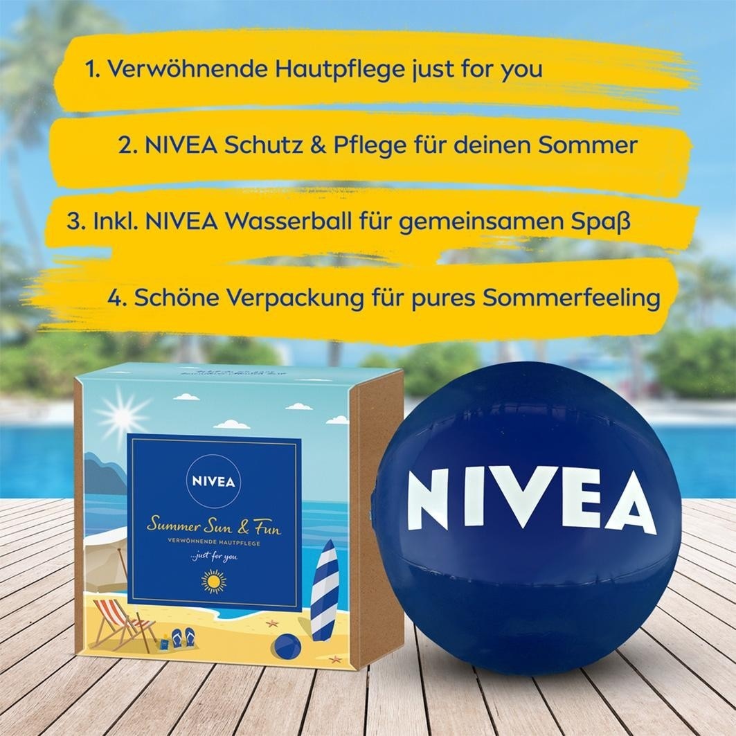 NIVEA Sprchový gél NIVEA Summer Sun & Fun - 1 kus