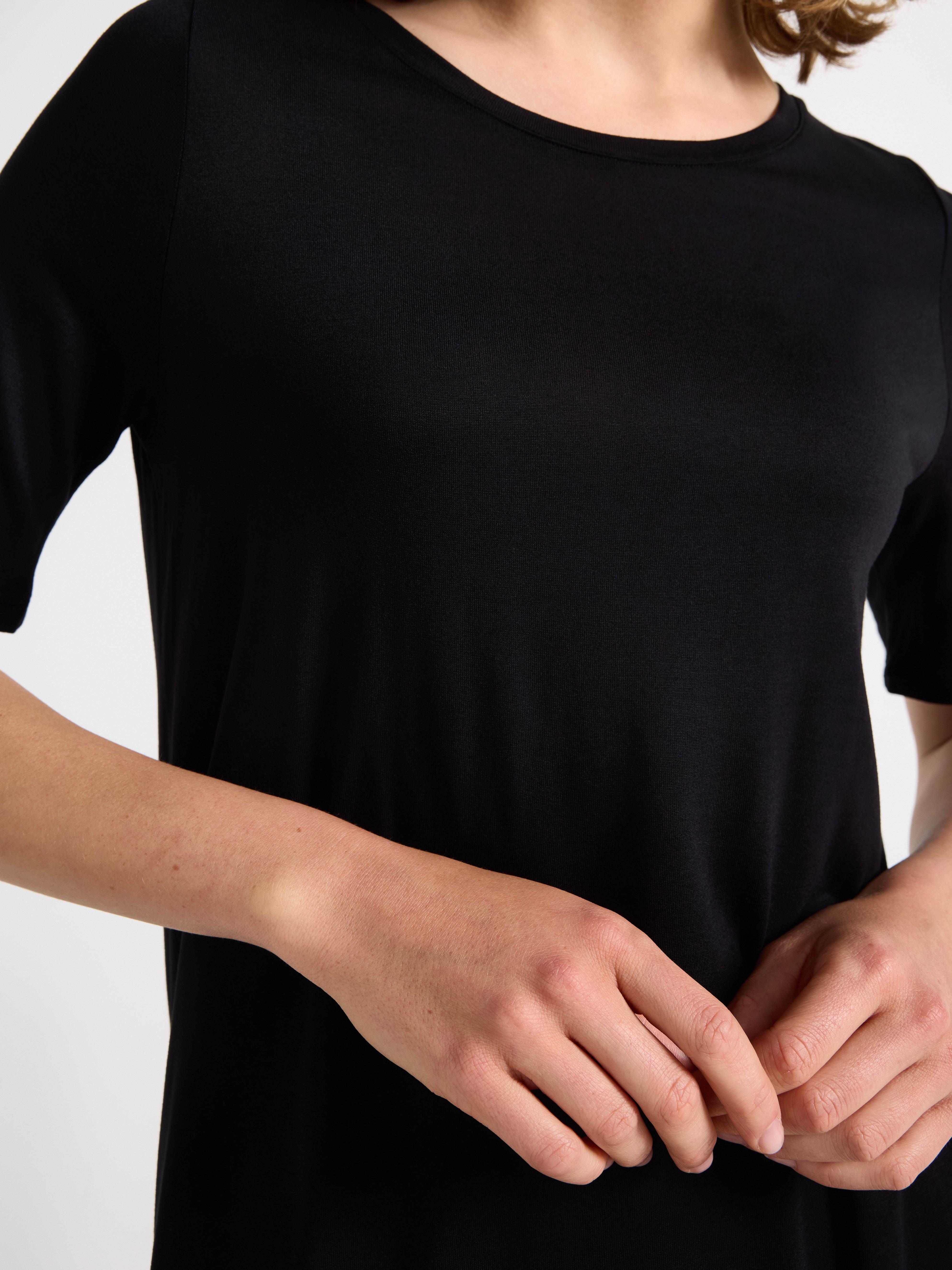Kortärmad topp Black