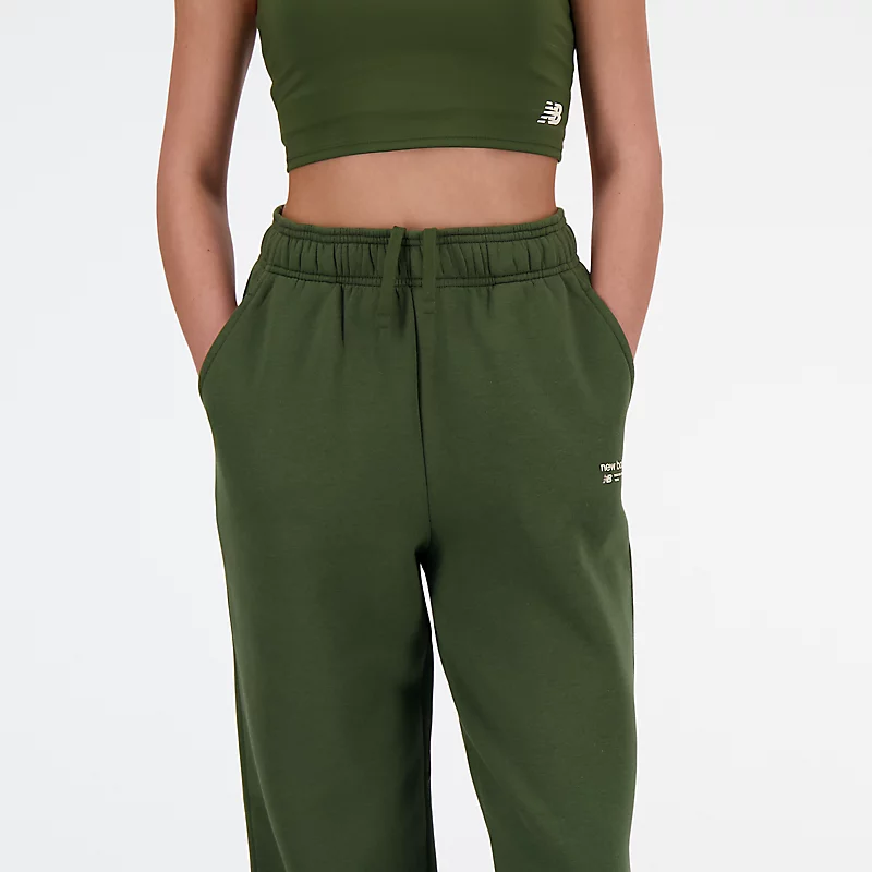 Damen-Sweatpants aus gebürstetem Fleece mit gebürsteter Rückseite (Linear Heritage) - KOMBU
