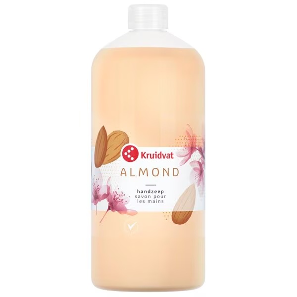 Kruidvat mandeļu roku ziepju uzpilde<br>1000ml