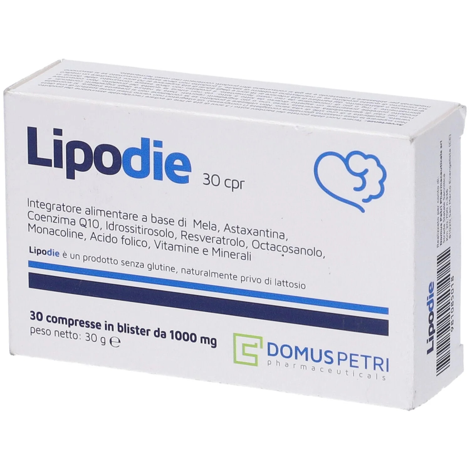 DOMUS PETRI-apotheek. Lipodie 30 capsules