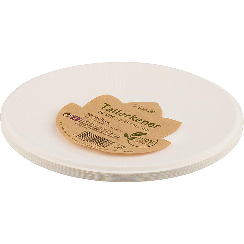 Nature Engångstallrik 10-pack 21 cm