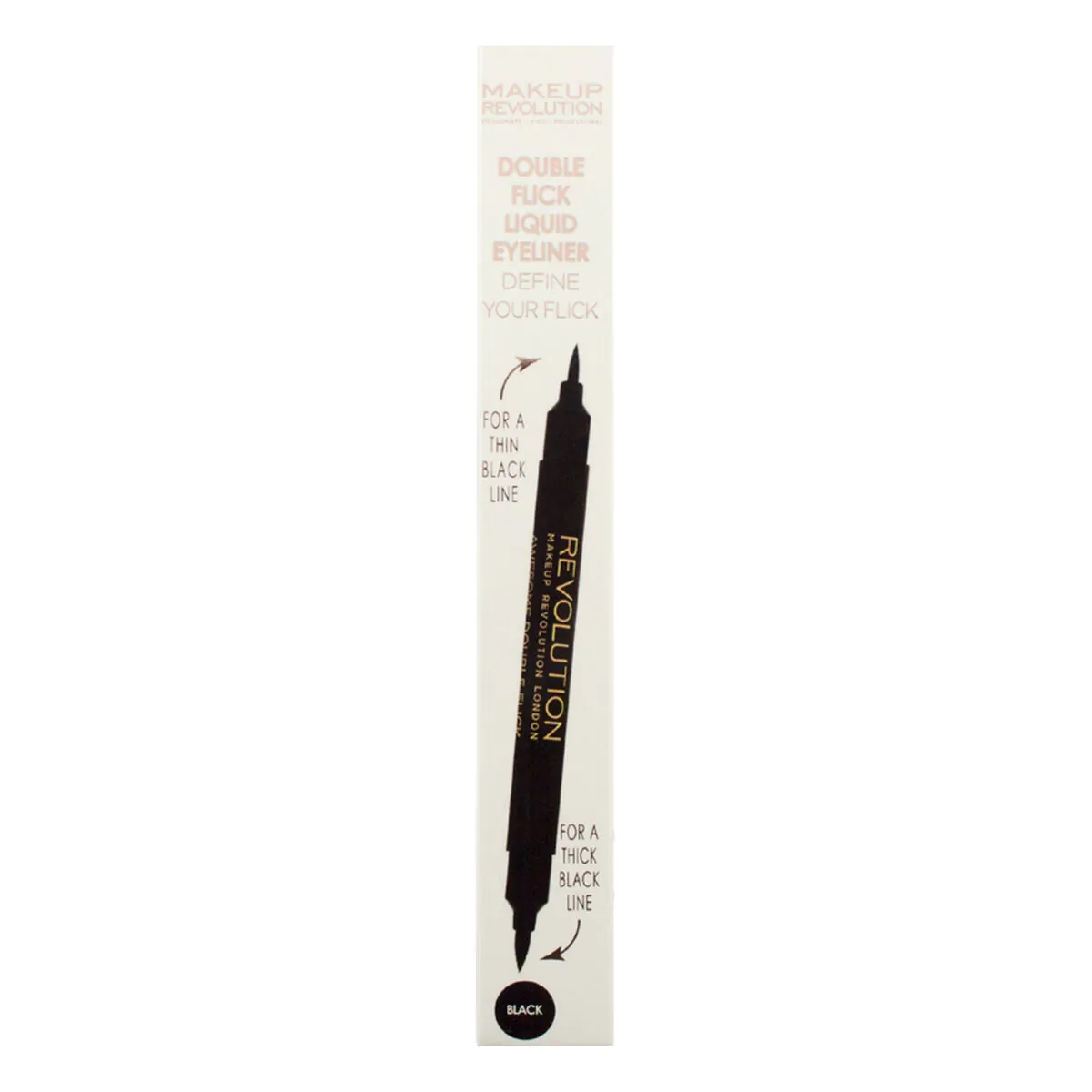 MAKEUP REVOLUTION Thick & Thin Dual Liquid Eyeliner 1ml