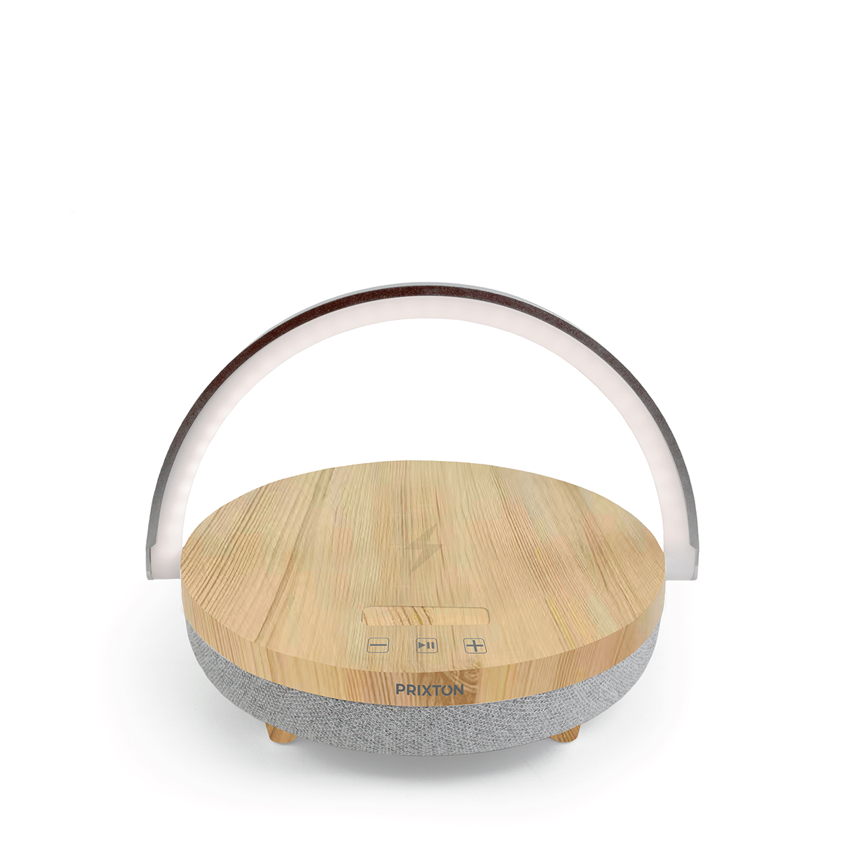Prixton Bluetooth reproduktor s osvetlením (nabíjacia základňa - LED lampa)