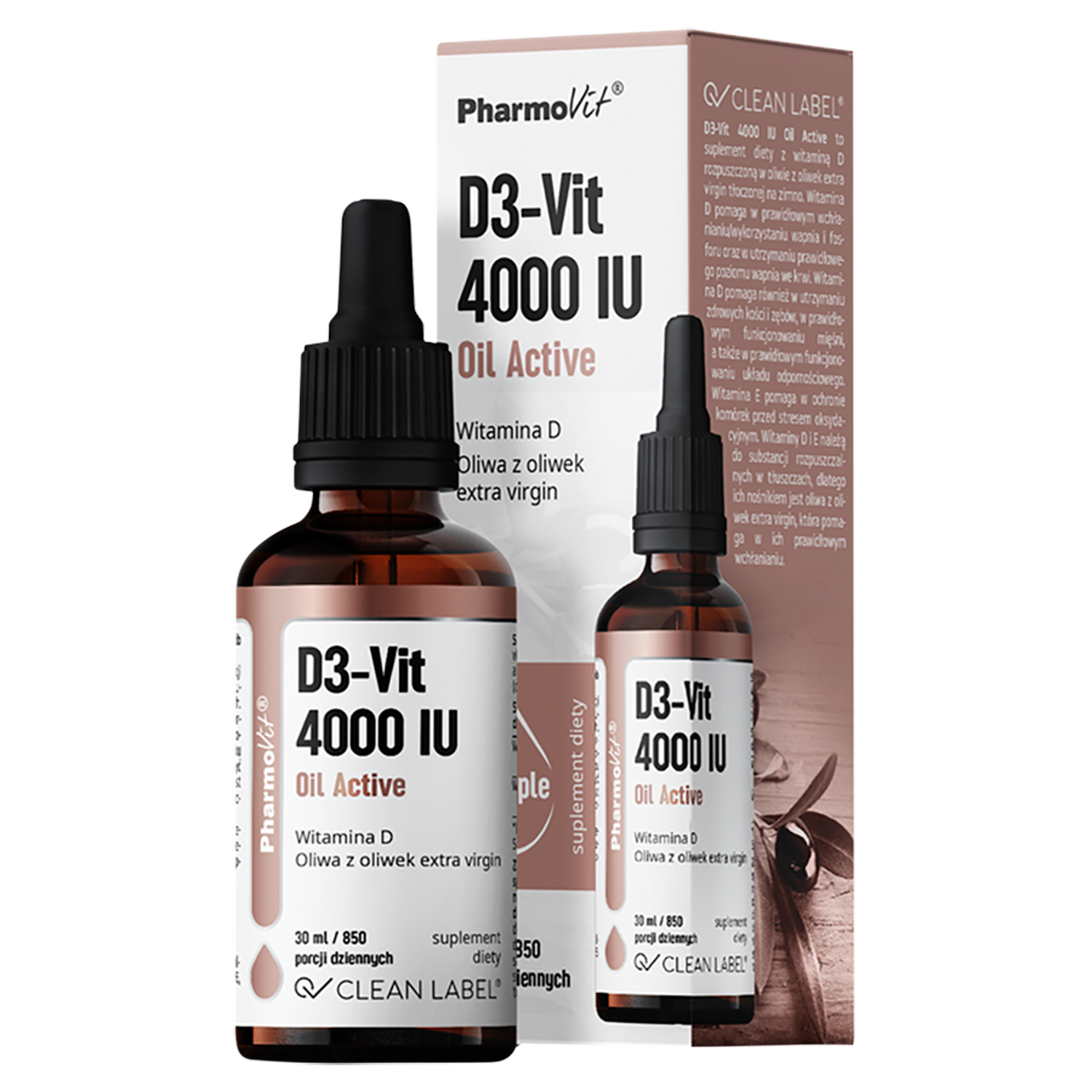 Pharmovit D3-Vit 4000 IU olejový aktívny
