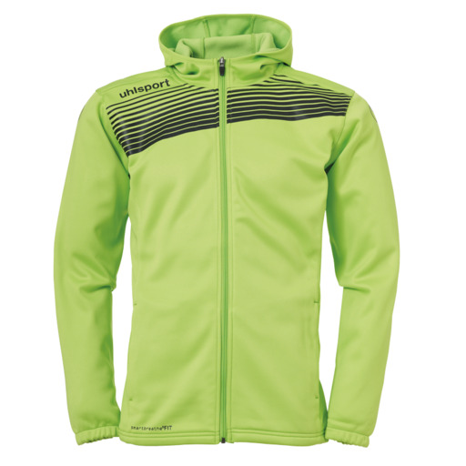 Veste à capuche Liga 2.0 vert flash/noir Uhlsport