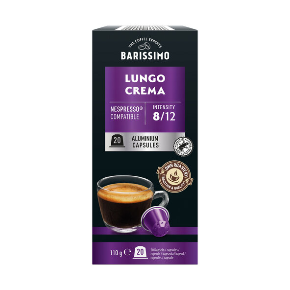 Κάψουλες καφέ Lungo Crema, 6 x 110 g