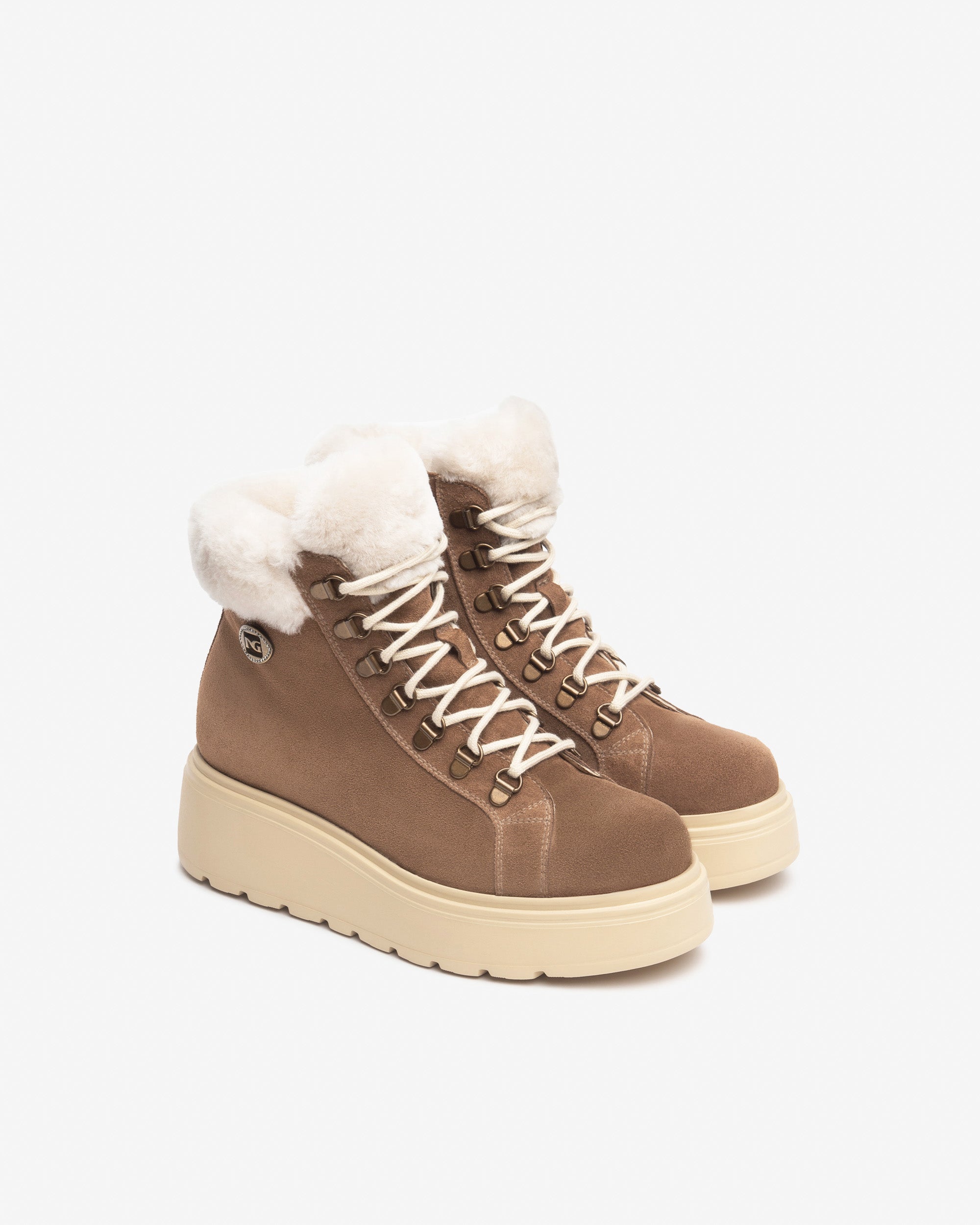  Damen-Wildlederstiefeletten
