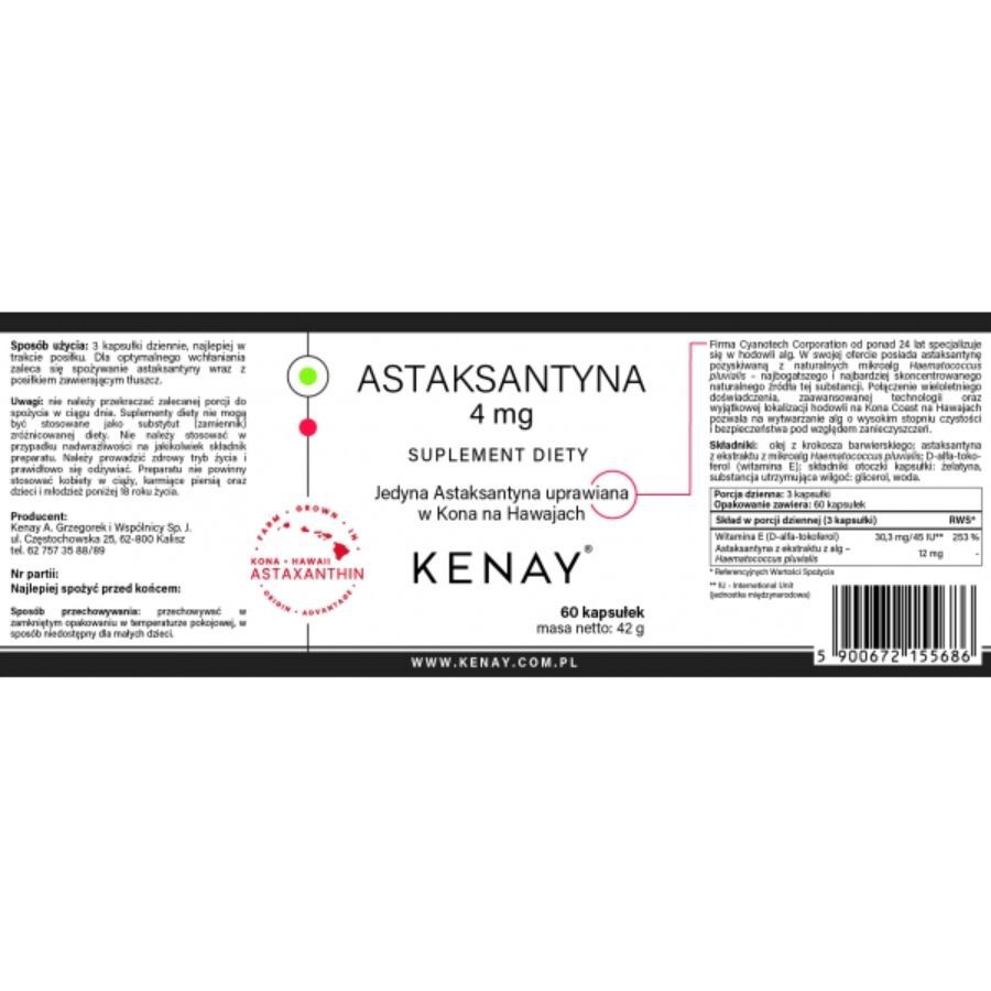 Astaxantina 4 mg