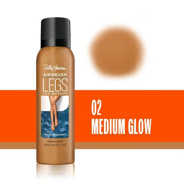 Trucco per gambe Sally Hansen Airbrush resistente all'acqua, tonalità media