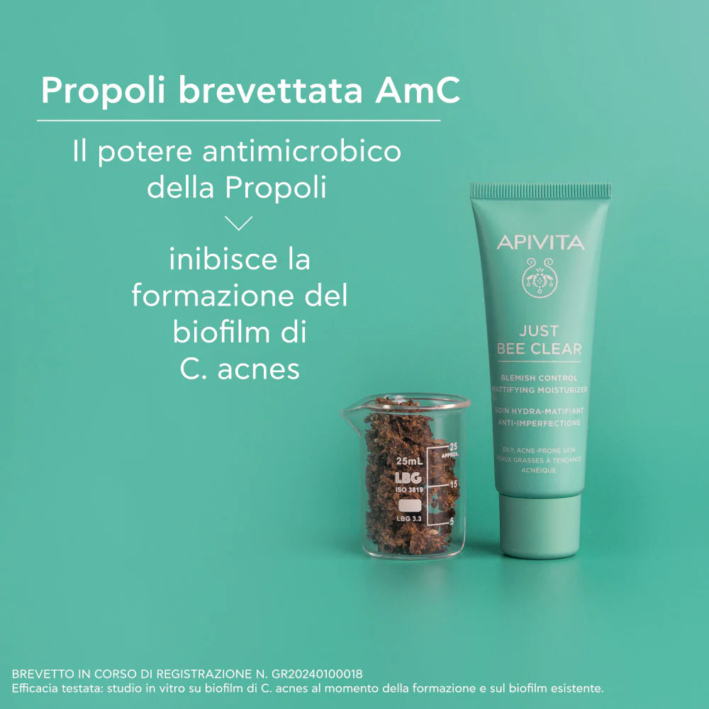 Just Bee Clear Crema Idratante Opacizzante Anti-Imperfezioni - Tratt.viso 24 ore antimperfezioni
