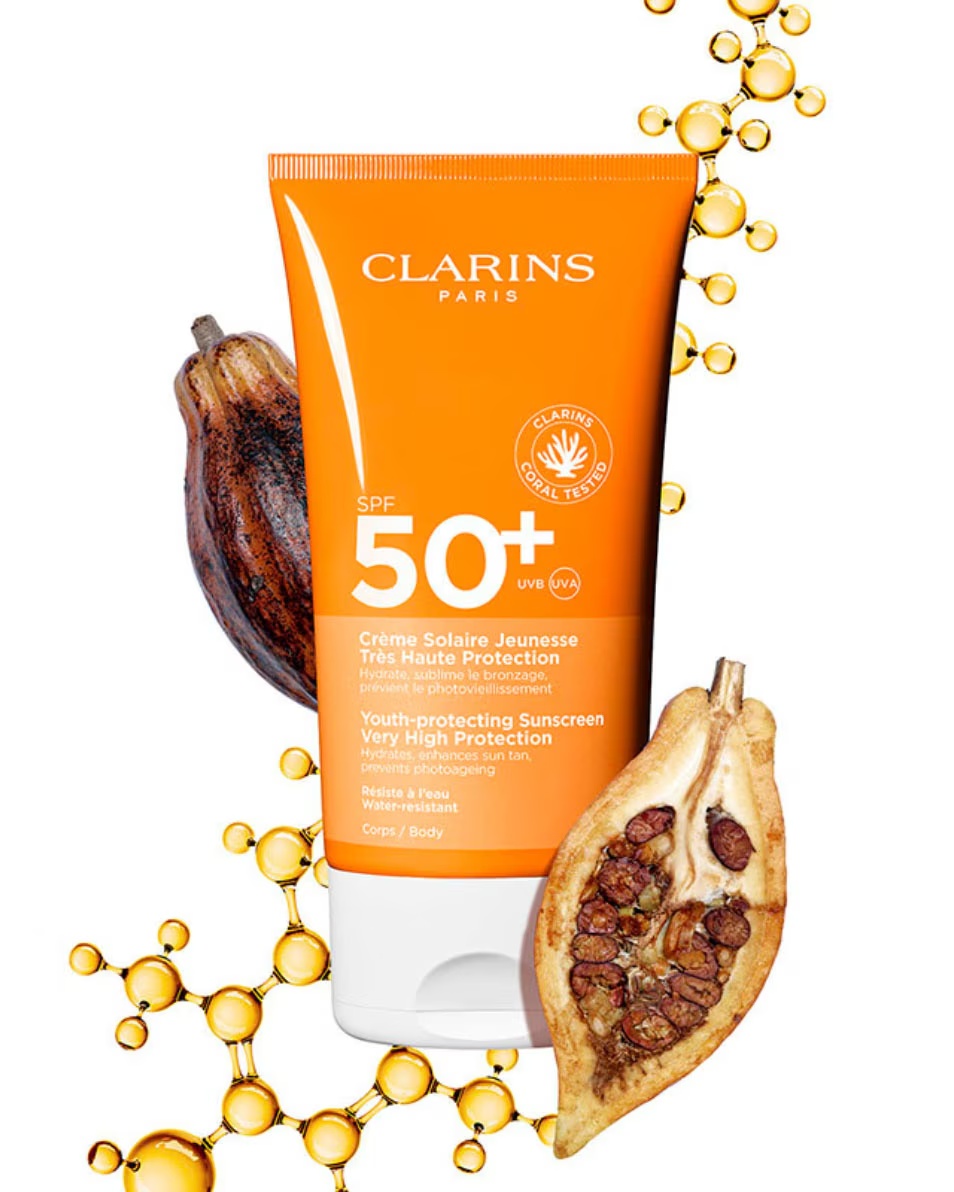 CLARINS Sun Care Body Youth-protecting krema za sunčanje za tijelo s vrlo visokom zaštitom SPF 50