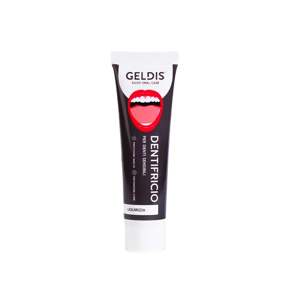 Pasta de dientes Geldis con regaliz