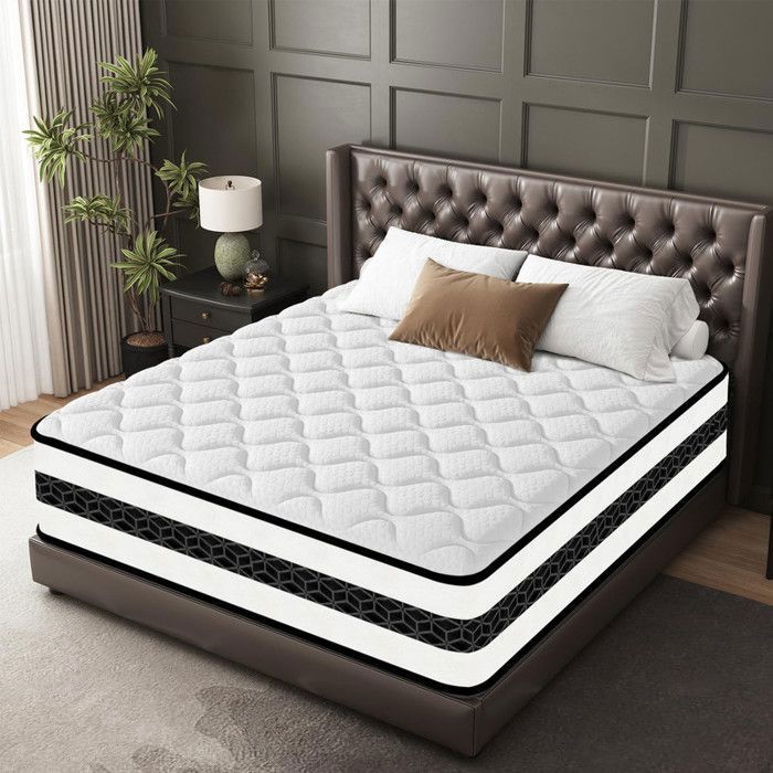 Colchón de 140x190 cm, 30 cm de grosor - YIDATONG® - Premium, ergonómico, hipoalergénico, soporte óptimo, confort.
