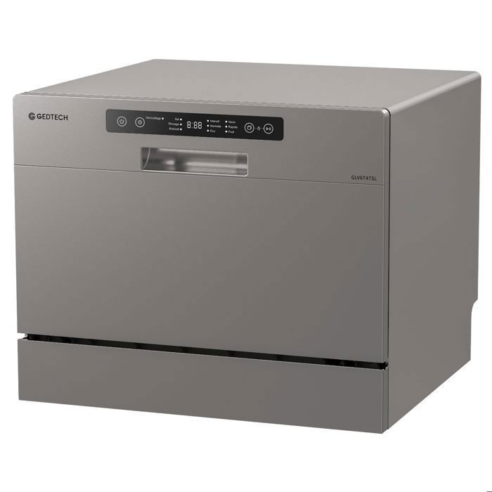 GEDTECH - Lave vaisselle Table Top GLV6T47SL - 6 couverts - 47 dB - Dpart diffr