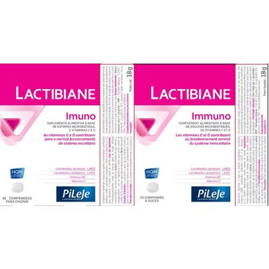 Pileje Pileje Lactibiane Imuno 30 tablettia 30 tablettia