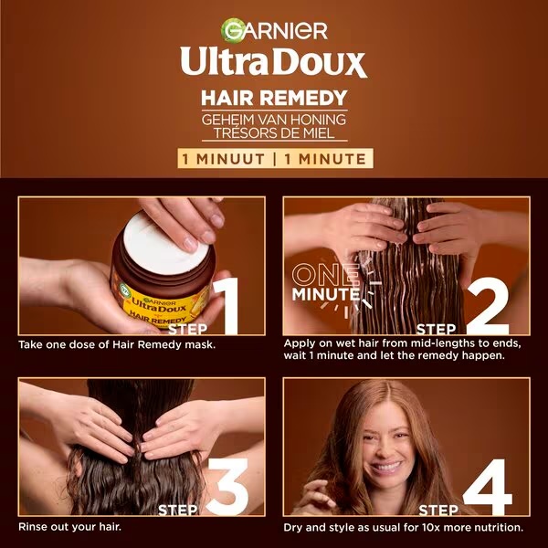 Garnier Ultra Doux Sublime maska za lase<br>340 ml