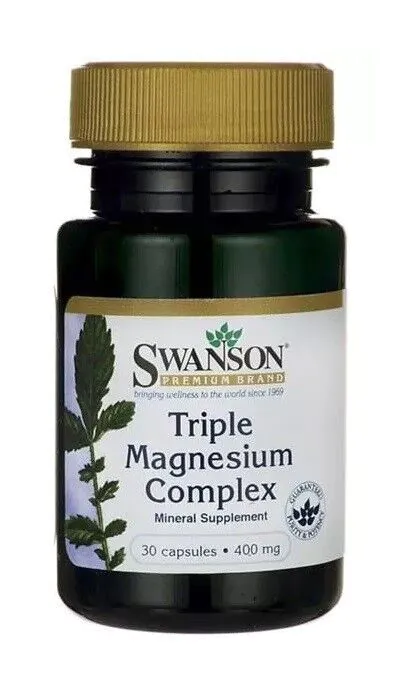 Swanson Triple Magnesium Complex 400 mg Kapsułki