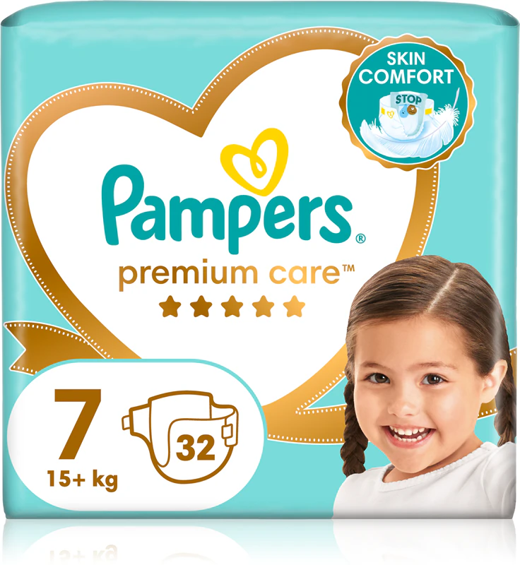 Fraldas descartáveis Pampers Premium Care tamanho 7