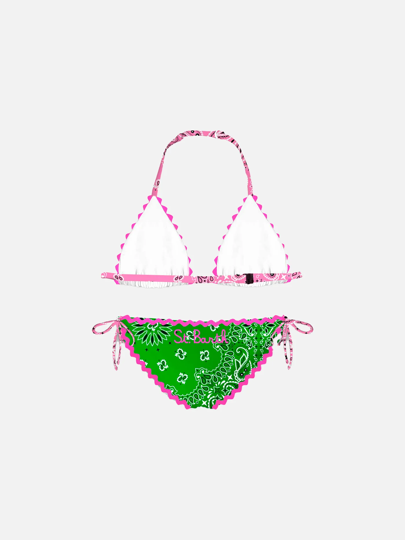 Djevojački bikini s printom bandane