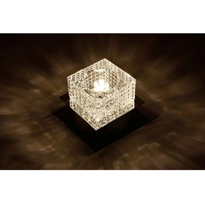 Utoopie Plafonnier LED Moderne 5W Lustre Cristal Lampe de Plafond pour Salle à Manger Salon Cuisine, 1pcs Blanc Chaud