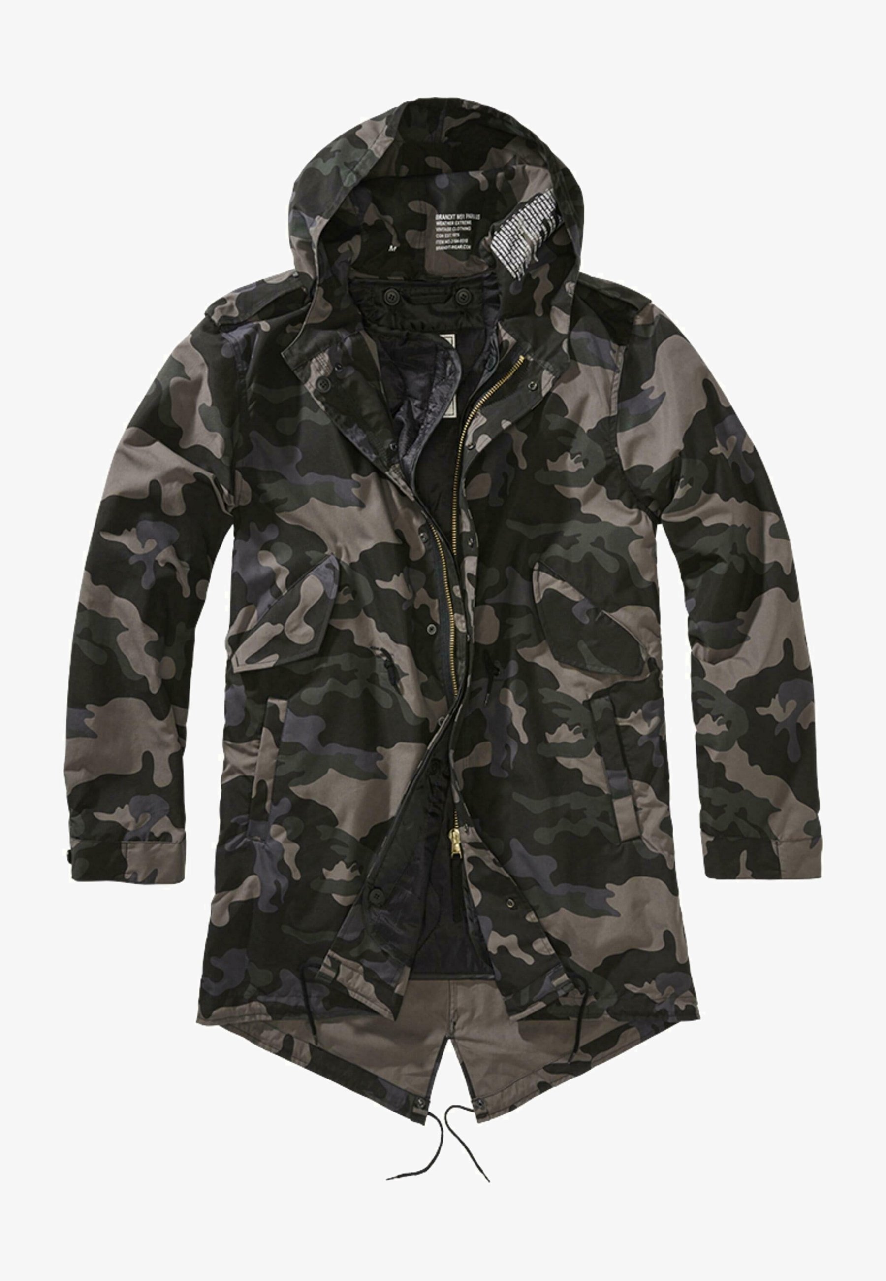Parka Brandit - mimetico scuro