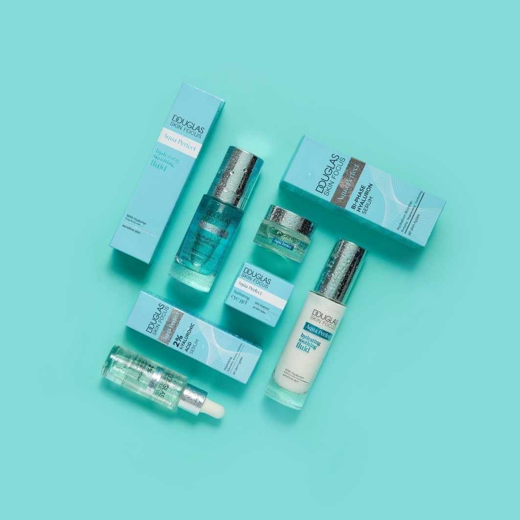 Douglas Collection Skin Focus Aqua Perfect 48H drėkinamasis gelinis kremas dieniniam naudojimui, 50 ml