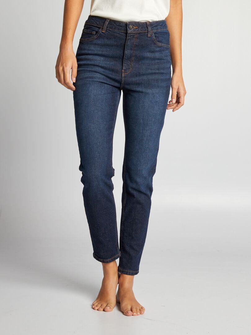 Calça jeans slim tamanho 30L - AZUL
