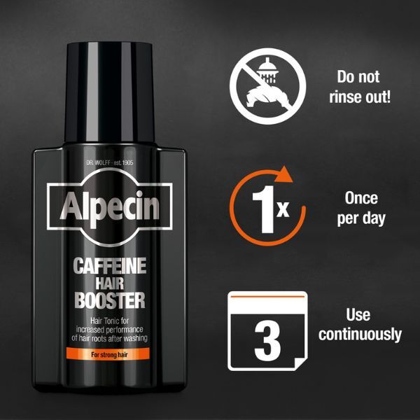 Alpecin Black Caffeine Hair Booster 1x 200ml