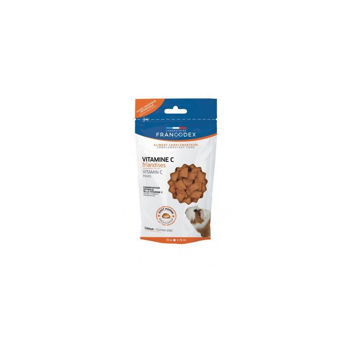Golosina - FRANCODEX - Vitamina C - 50 g - Cobaya - Adulto