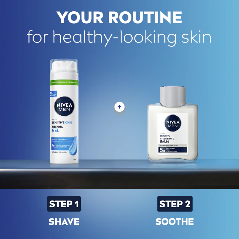 NIVEA MEN Sensitive scheergel voor mannen