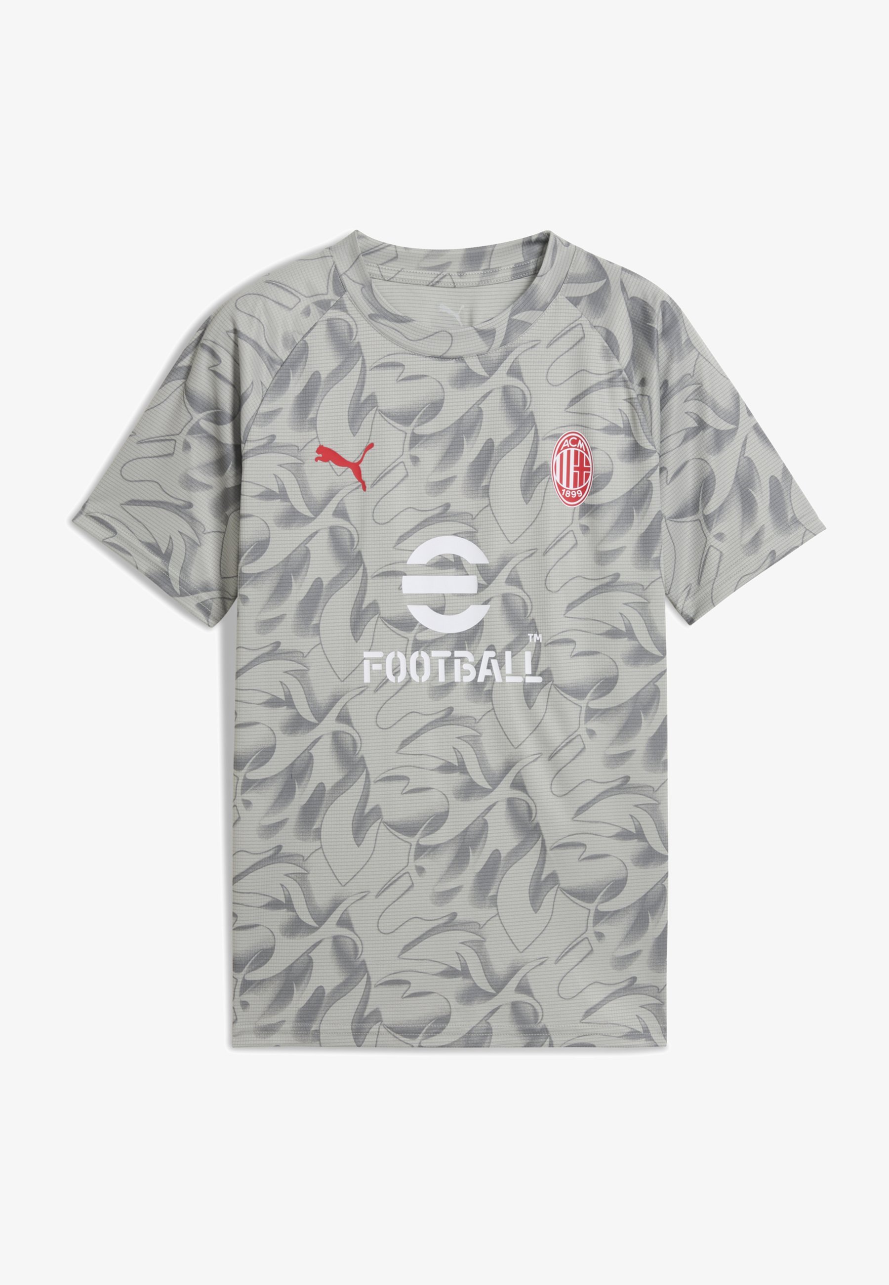 Puma ACRIKOT MILAN AUFWÄR - Clubwear - rookgrijs-wit