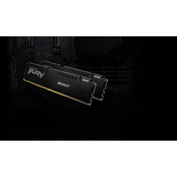 Mémoire DDR5 - KINGSTON - FURY Beast EXPO - 16 Go (2 x 8 Go) - 6000 Mhz - CL30