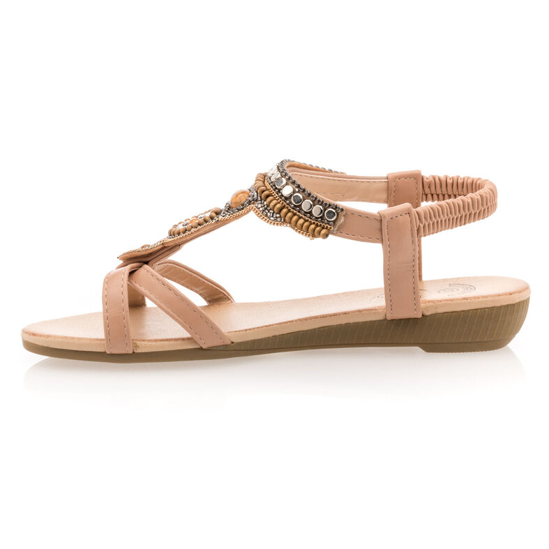Brune sandaler / sko med åpen tå til dame