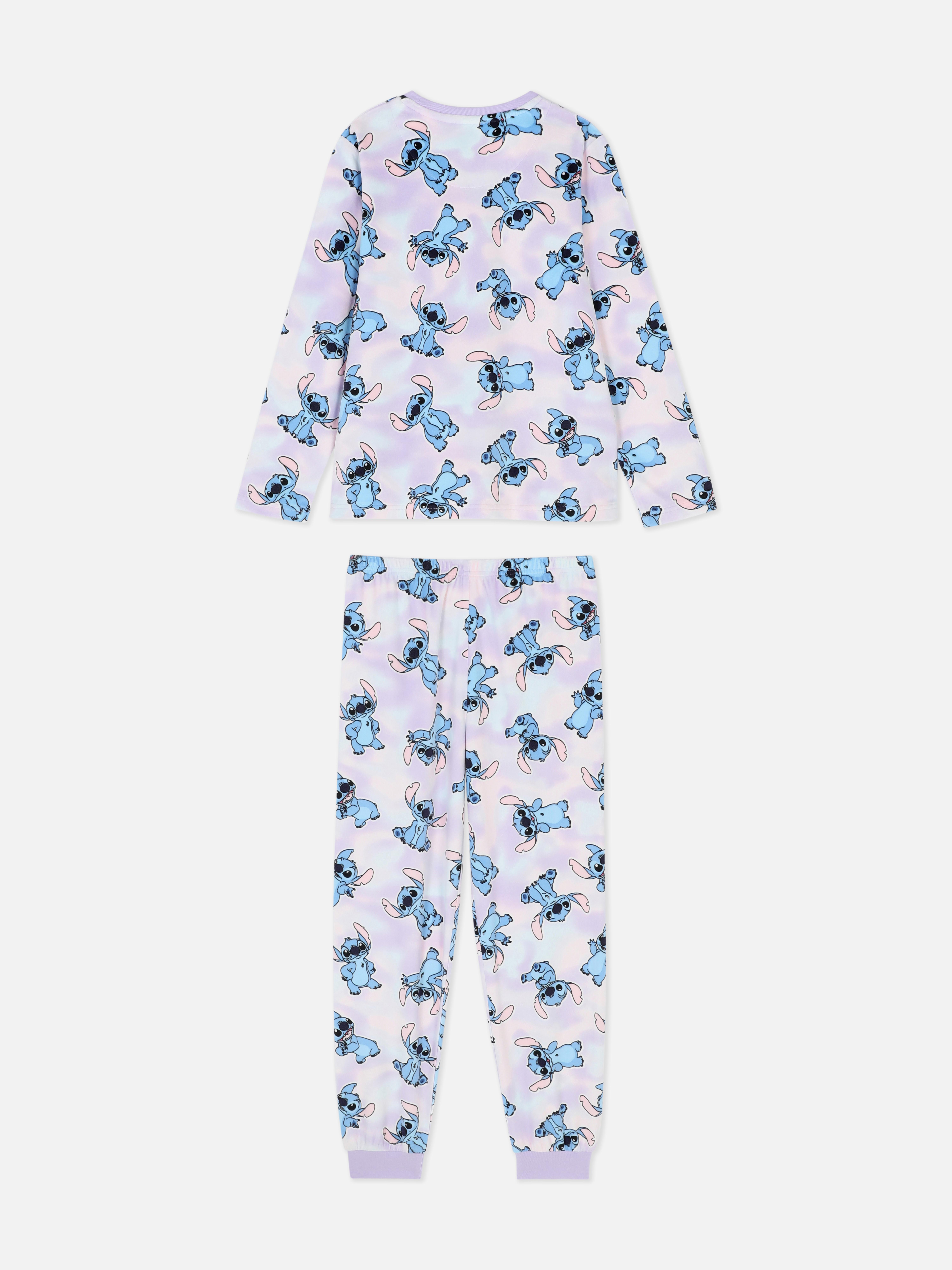 Pijamale cu mânecă lungă. Vibrații inspirate de Insula Lilo și Stitch de la Disney pentru ora de culcare! Visează de minune în aceste pijamale Lilo și Stitch.
