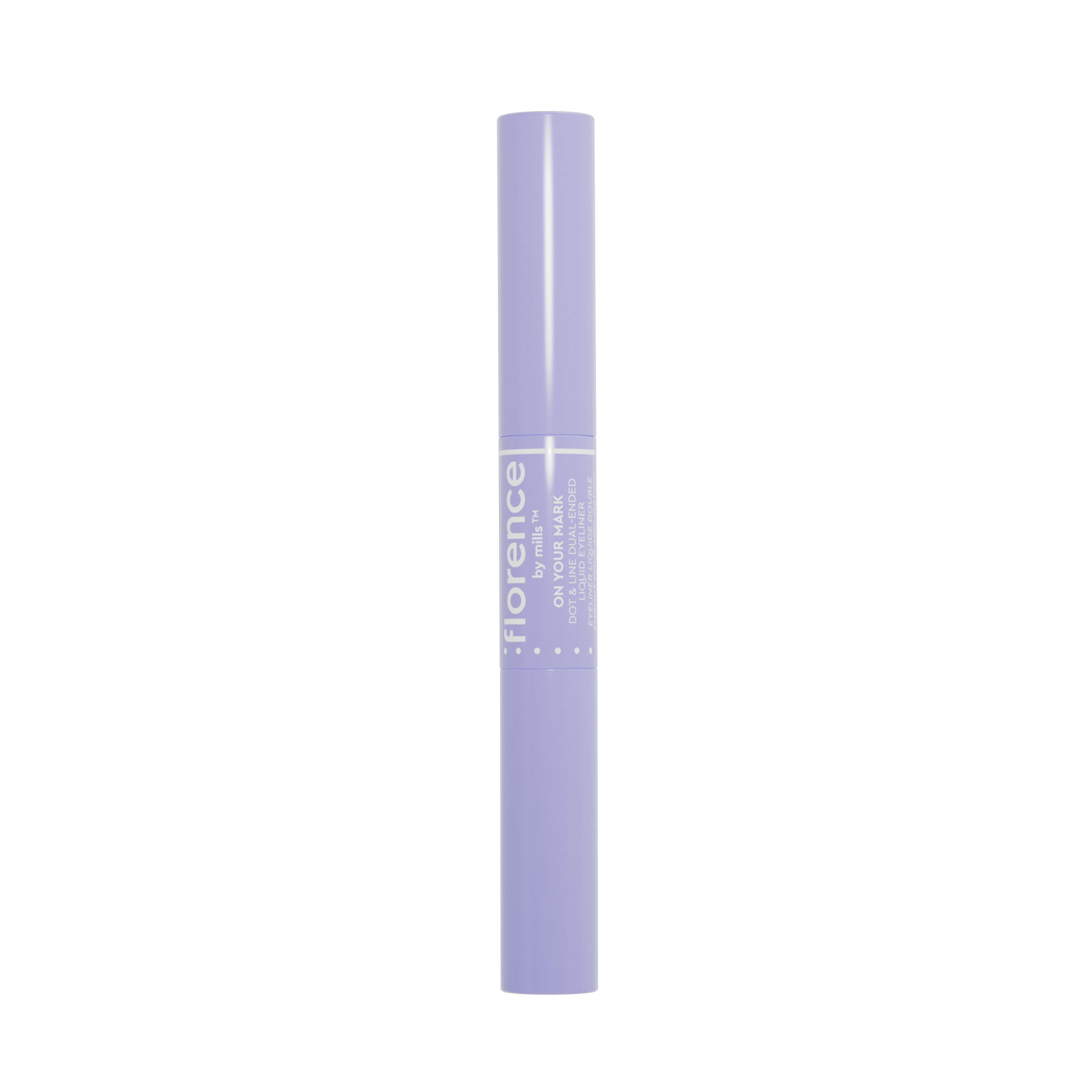 Eyeliner w płynie On Your Mark i Dot Line z podwójną końcówką – Florence By Mills
