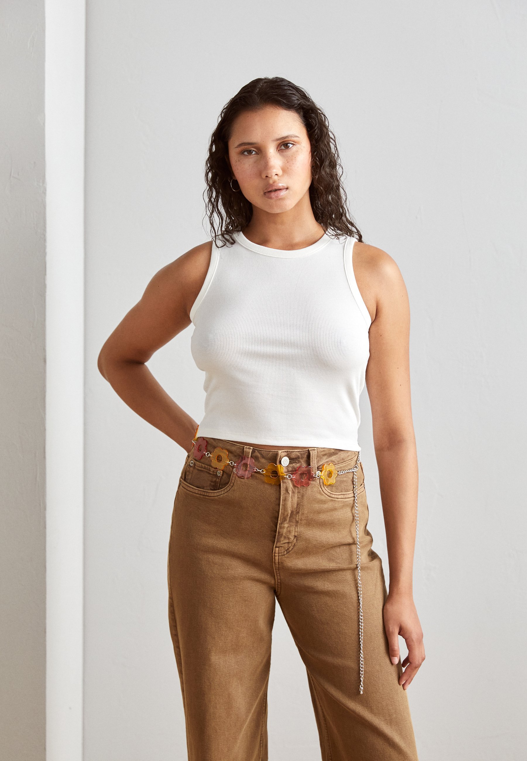 Even&Odd 2 PAKKI - Pluus - valkjas/tumepruun