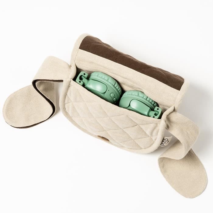 POGS Kids Headphones - The Wallaby - Headphone Case - 100% Recycled Materials - Cotton Protection