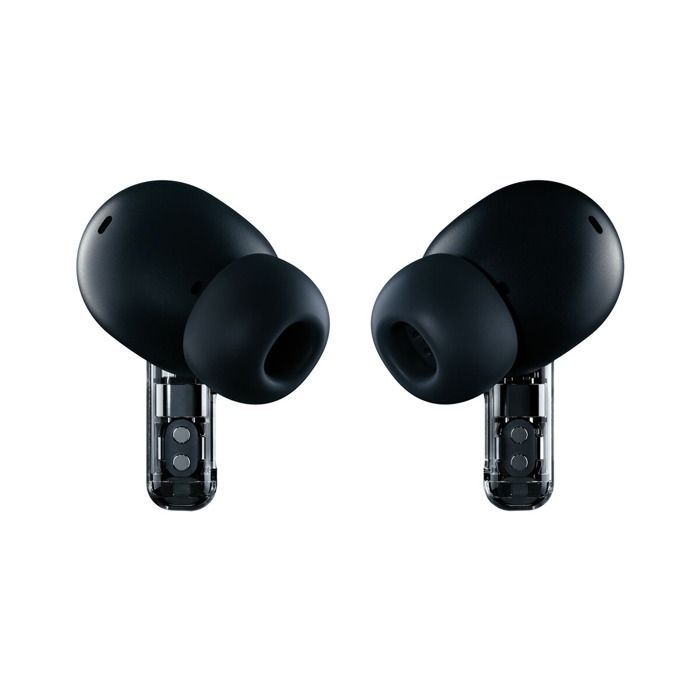 Fones de ouvido sem fio Nothing Ear (a) Bluetooth com cancelamento de ruído ativo, pretos