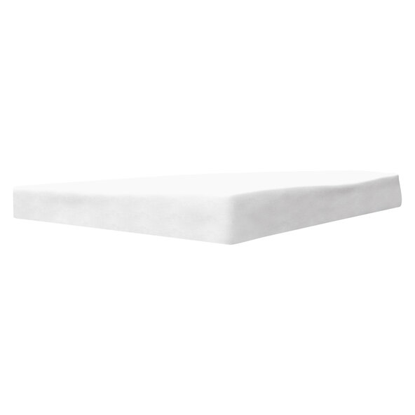 Cearșaf cu elastic din jerseu de iarnă, 180-200 x 200 cm, alb