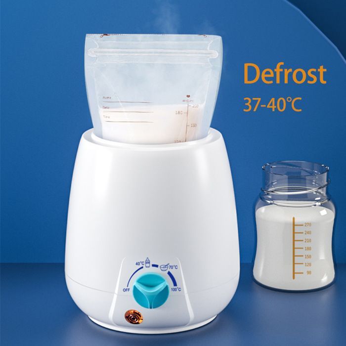 Chauffe-biberon - ULISEM - LED - Maison/Voiture - Blanc/Bleu