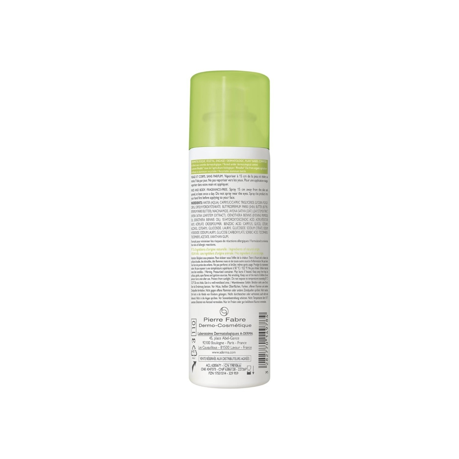 A-DERMA Spray émollient anti-démangeaisons