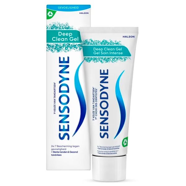 Sensodyne Deep Clean gel zobna pasta za občutljive zobe 75 ml