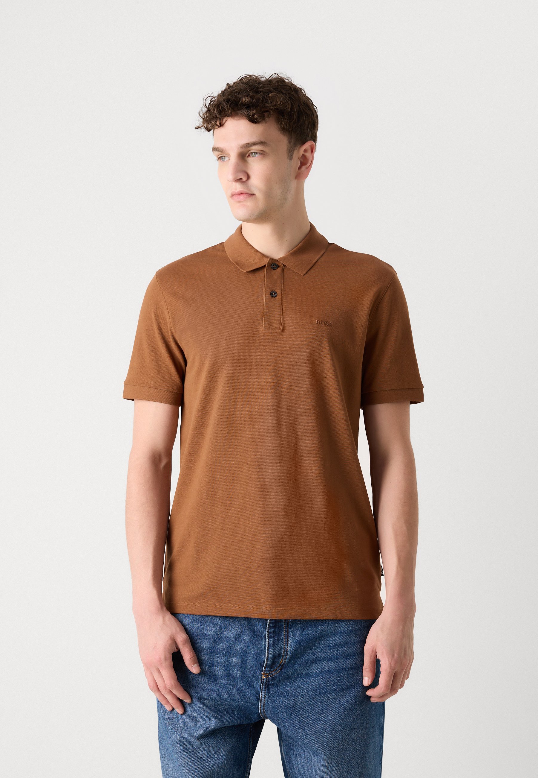BOSS PALLAS - Poloshirt - bruin zeven