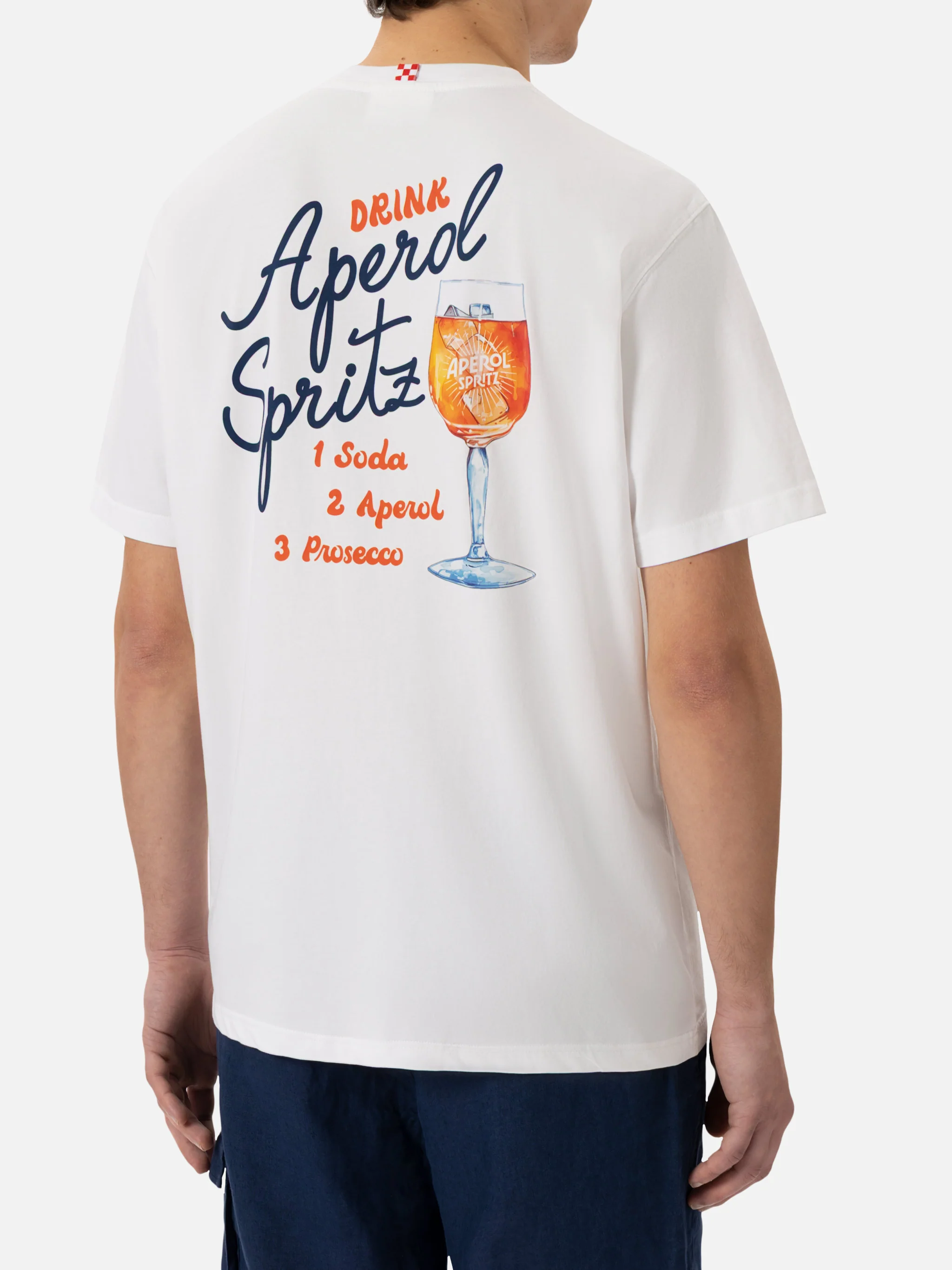 T-shirt Man in cotone con stampa Aperol Spritz Drink | APEROL SPECIAL