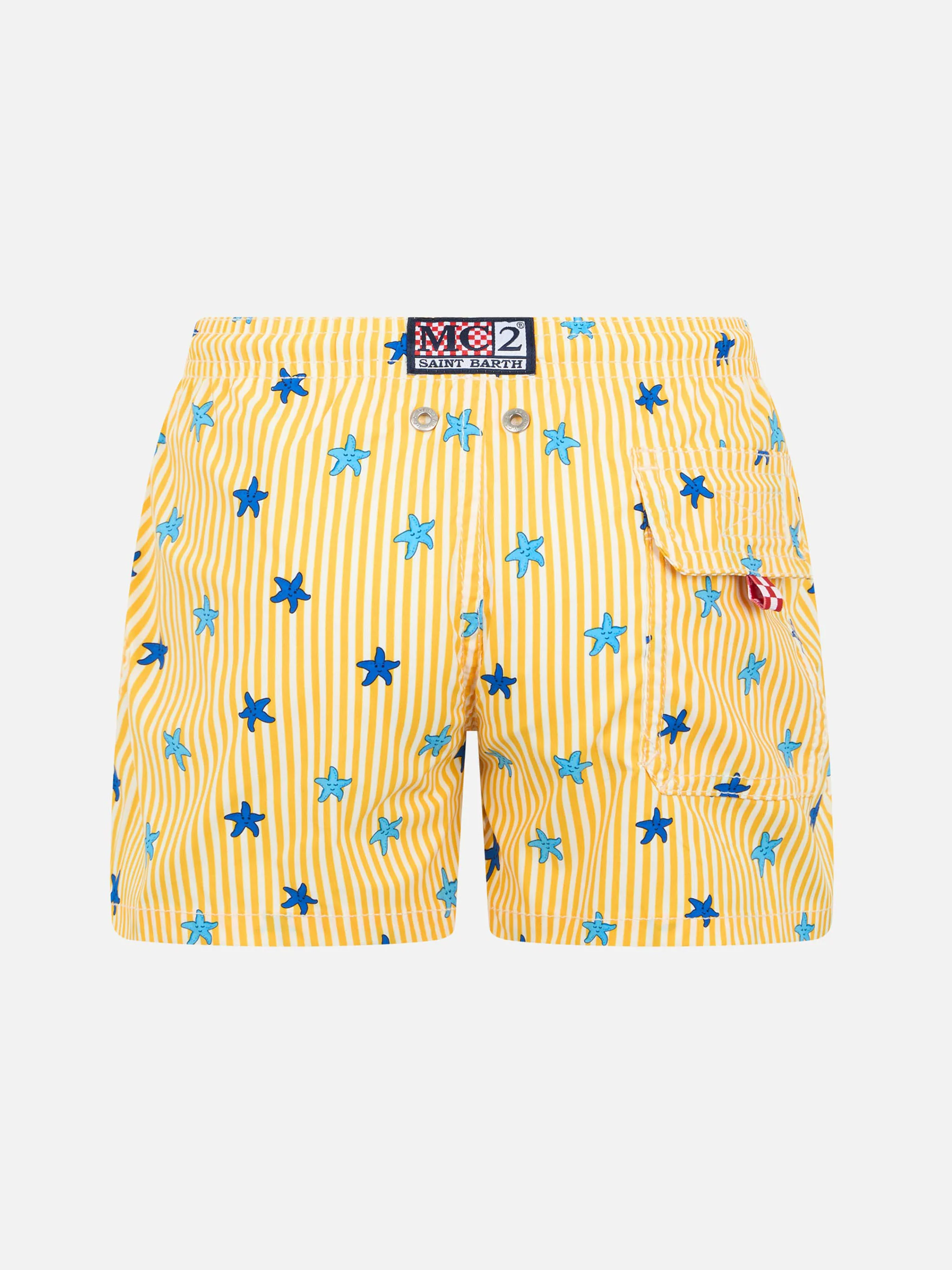 Comfort Light Jr Jungen-Badeanzug mit Seesternmuster