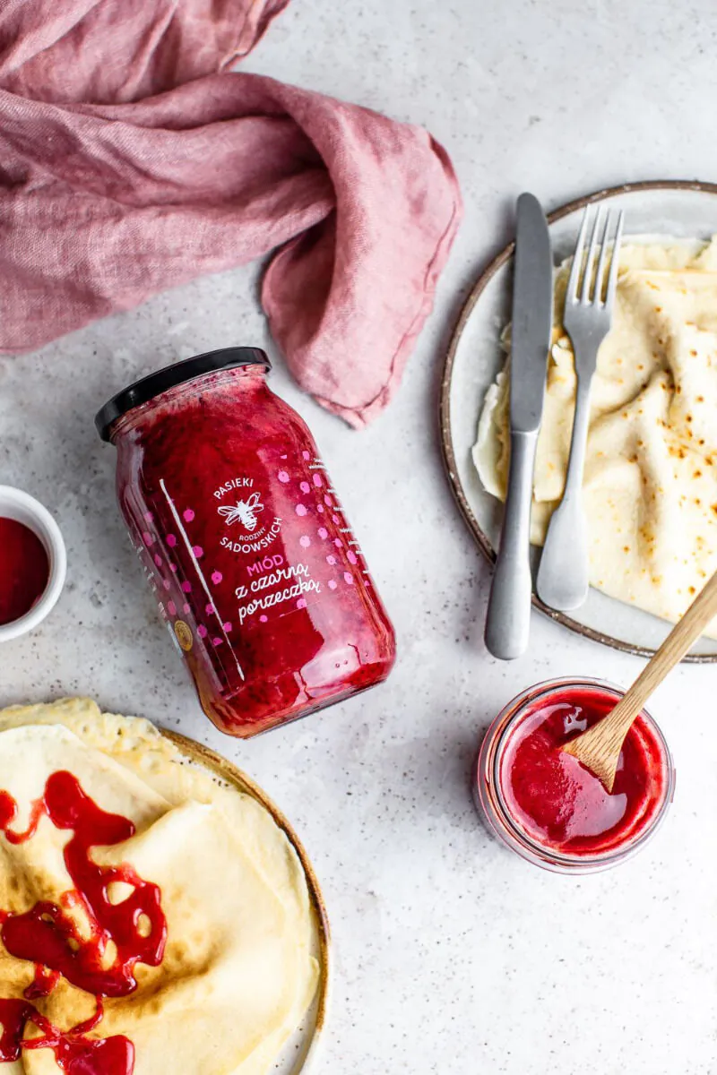 Pasieki Rodziny Sadowskich Miód z Czarną Porzeczką