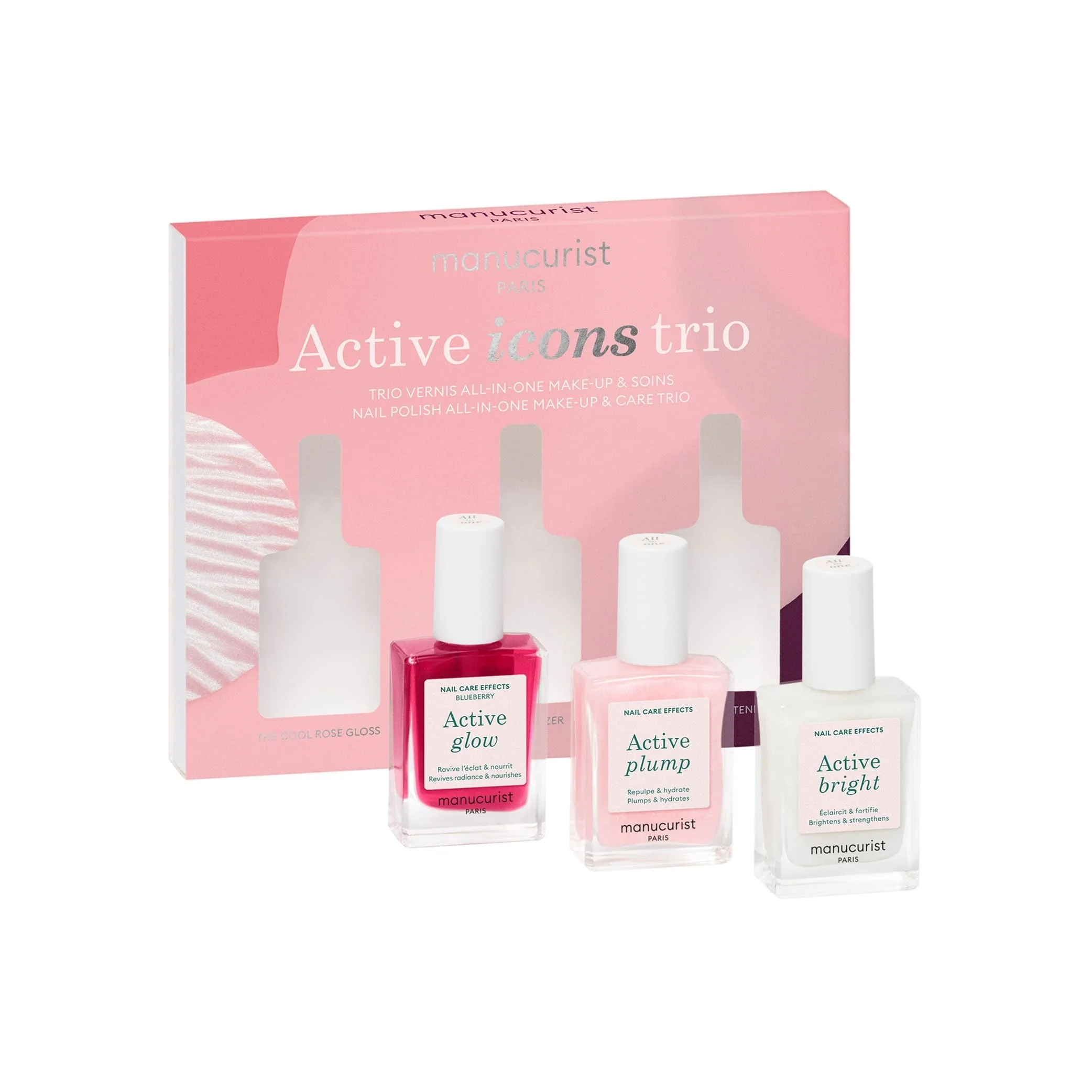 Trattamenti Unghie COFANETTO Active Icons Trio - Limited Edition Xmas 2025 - Cofanetto Make Up, Trattamento Unghie, Smalto
